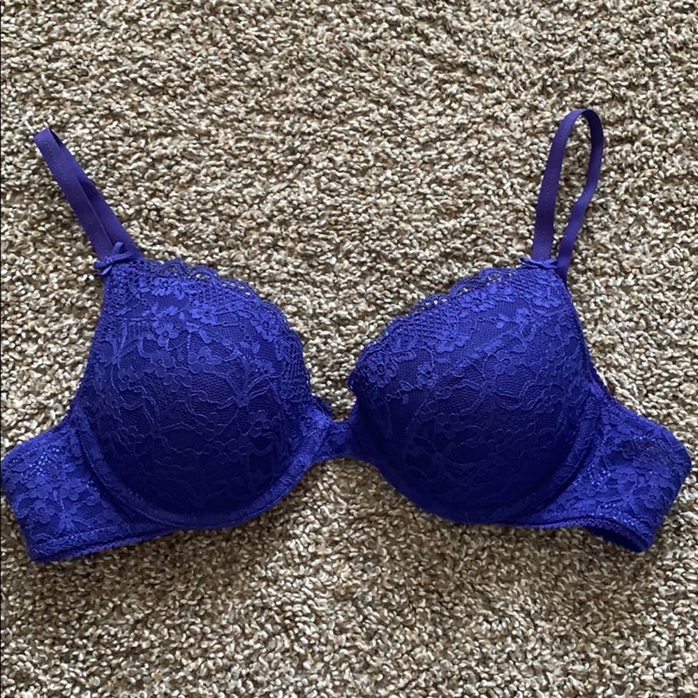 NWOT Sexy Purple Lace Aerie Full Coverage Bra 34B